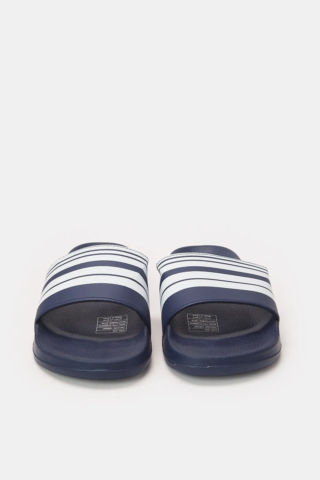 Men Navy Padded Slide sold by Redtag product image thumbnail 2