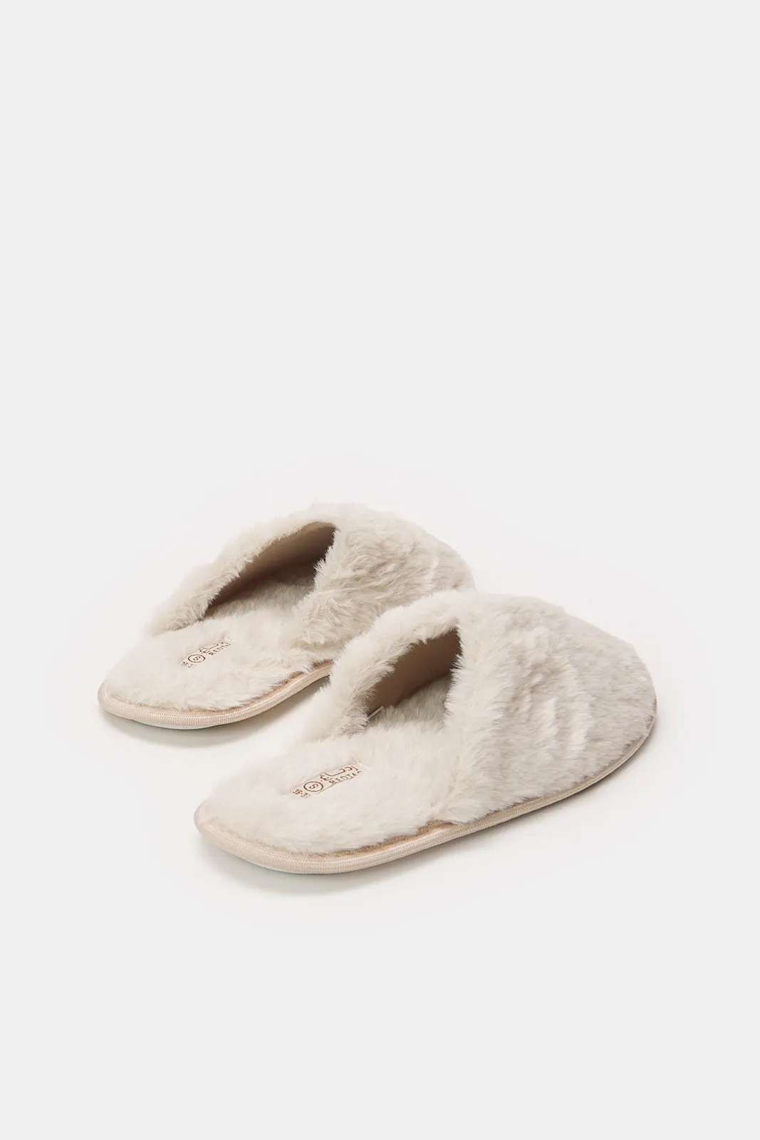 Women Beige Closed Toe Slipper sold by Redtag product image thumbnail 4