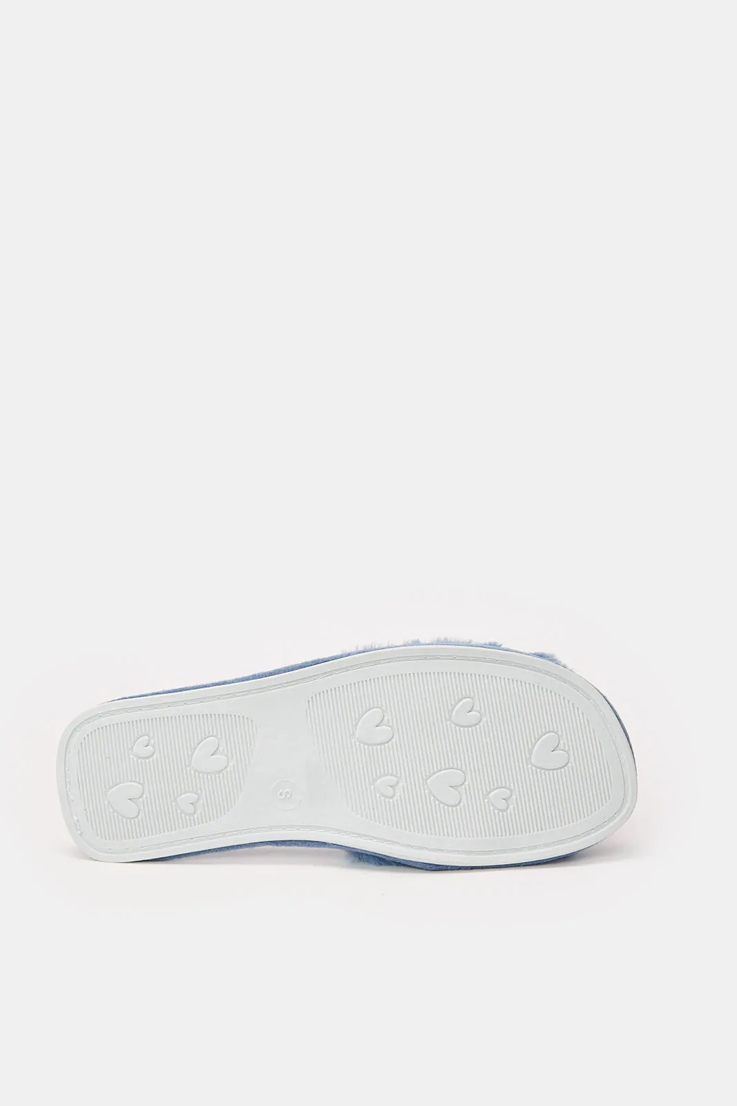 Women Blue Classic Fur Slipper sold by Redtag product image thumbnail 5