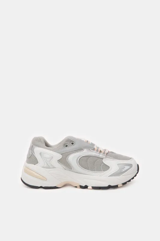 Women Grey Sporty Lace Up sold by Redtag