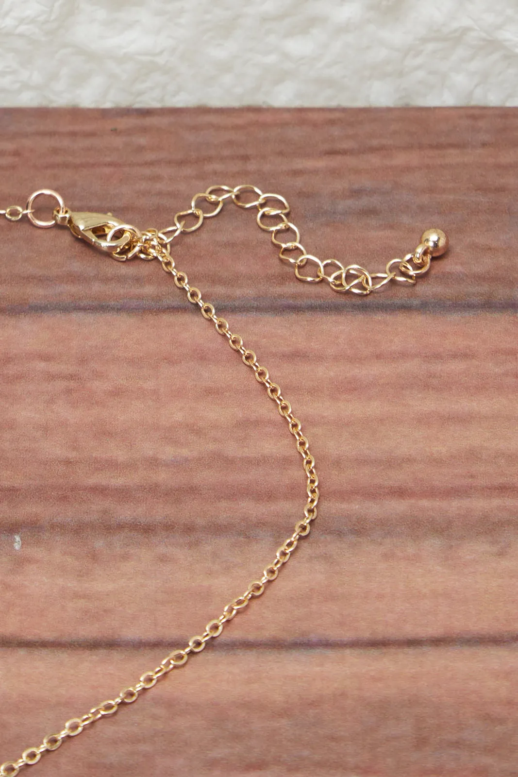 Women Gold Pearls Necklace And Earring Set (2 Piece) sold by Redtag product image thumbnail 3