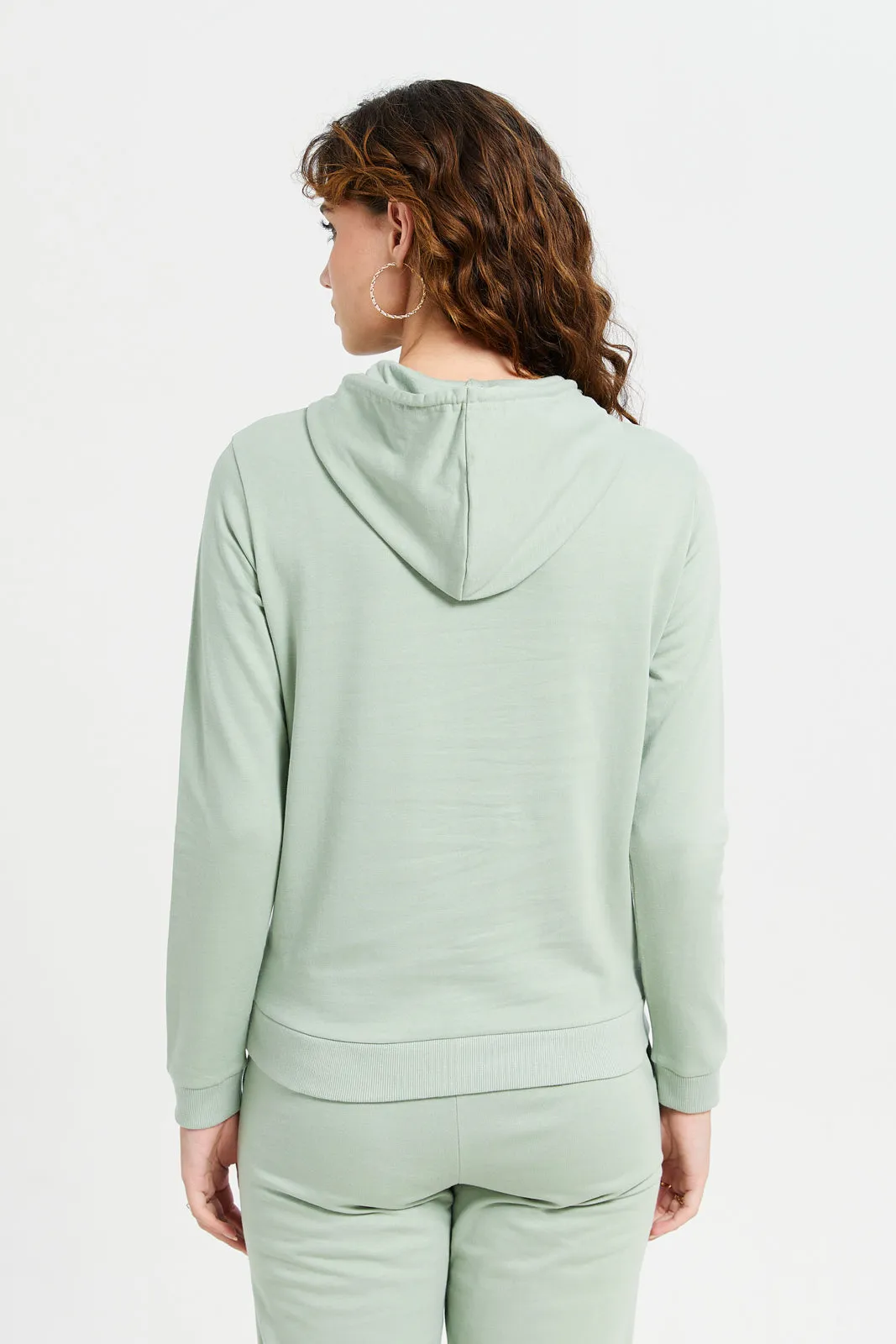 Women Mint Printed Active Sweatshirt sold by Redtag product image thumbnail 3