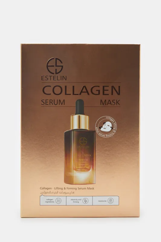 Estelin Collagen Lifting & Firming 10 Piece Serum Mask (25ml) sold by Redtag