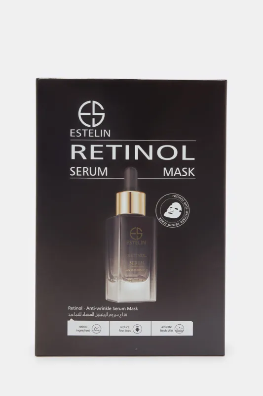 Estelin Retinol Anti-Wrinkle 10 Piece Serum Mask (25ml) sold by Redtag