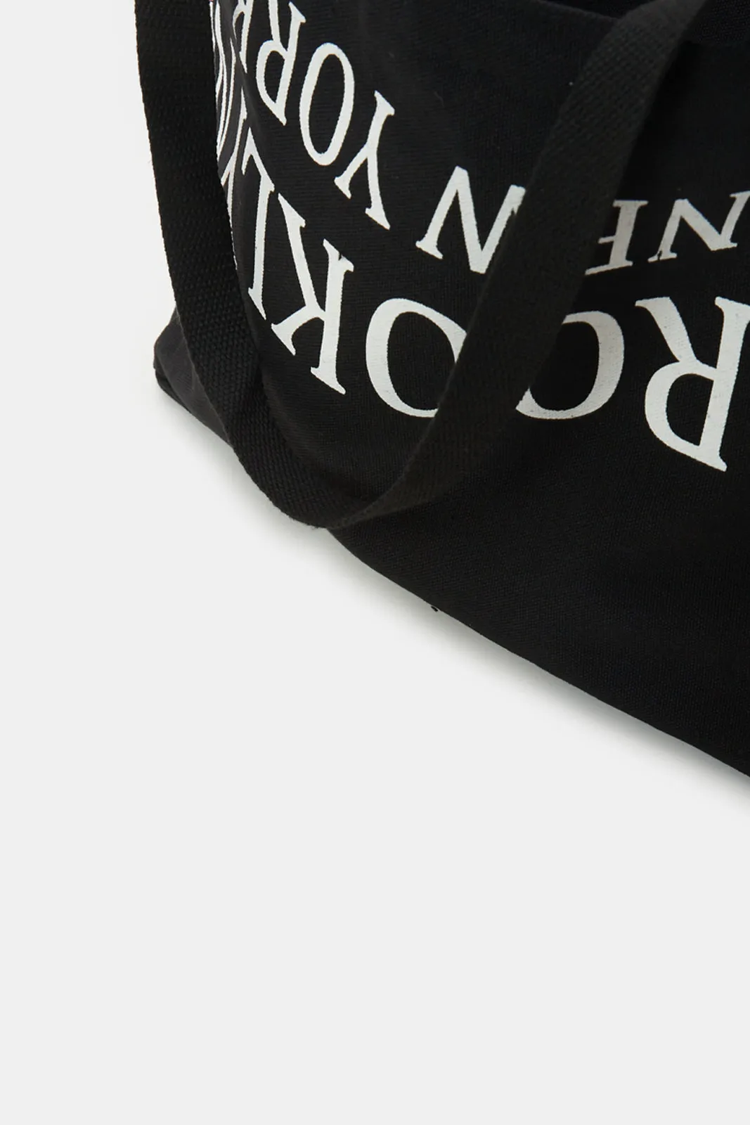 Women Black Printed Shopping Bag sold by Redtag product image thumbnail 5