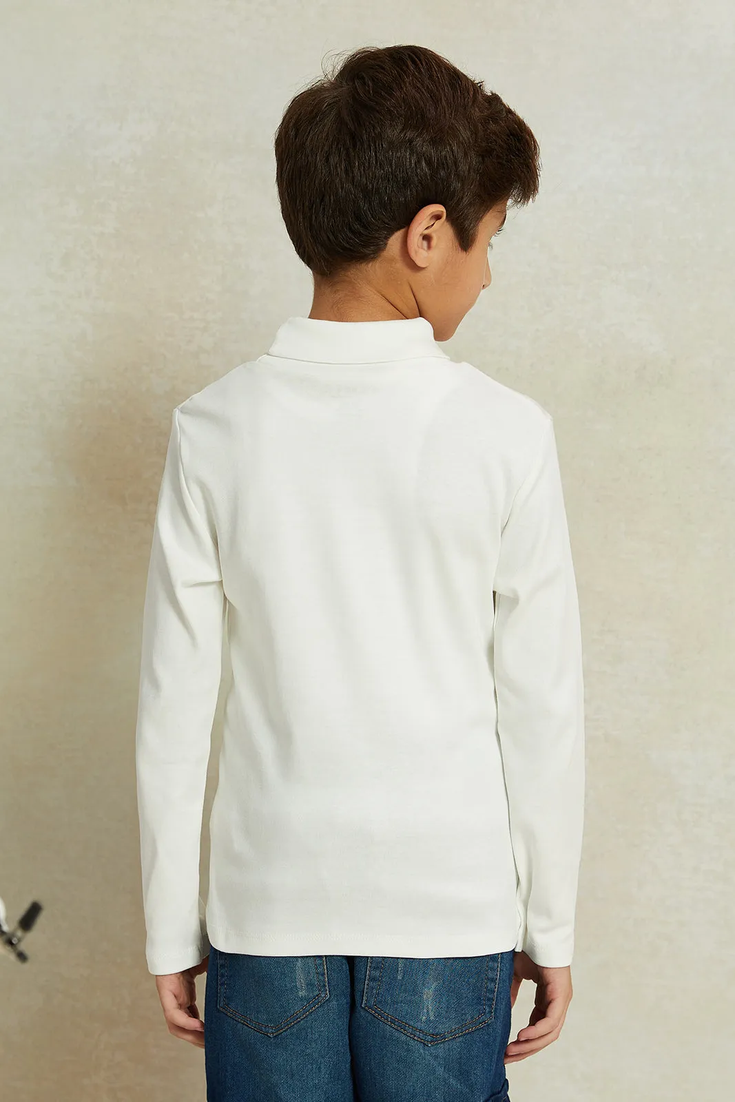 Boys White Embellished T-Shirt sold by Redtag product image thumbnail 3