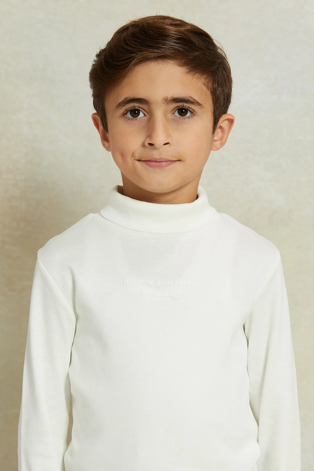 Boys White Embellished T-Shirt sold by Redtag product image thumbnail 4