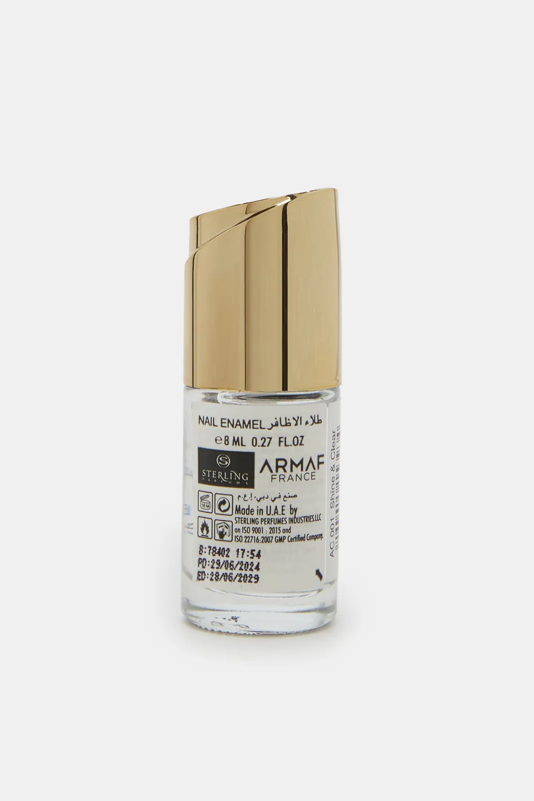 Armaf France Nail Enamel-001 Shine And Clear sold by Redtag product image thumbnail 4
