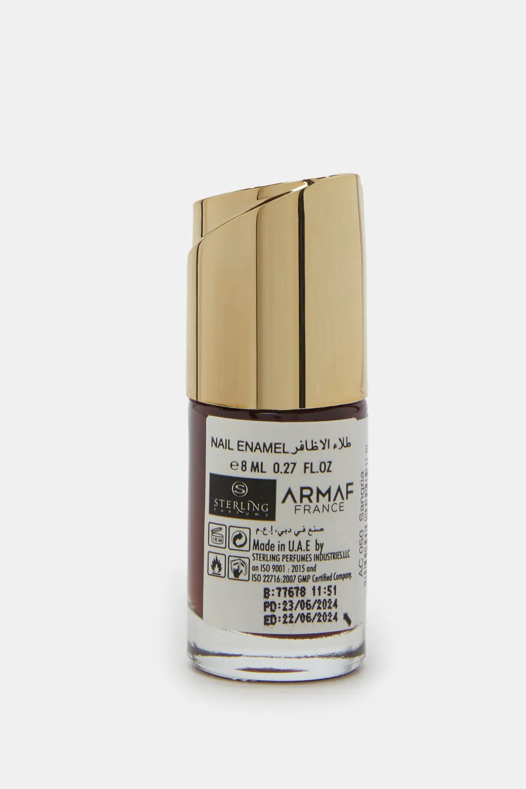 Armaf France Nail Enamel-050 Sangria sold by Redtag product image thumbnail 4