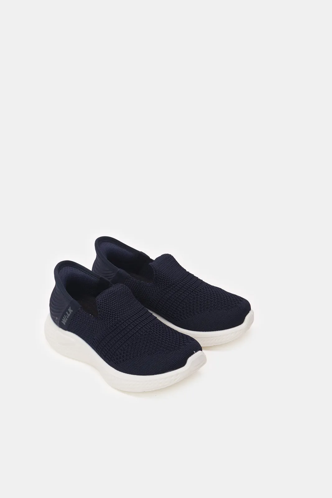 Boys Navy Easy Slip-On Sneakers sold by Redtag product image thumbnail 2