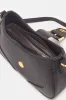 Women Black Solid Handbag sold by Redtag
