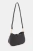 Women Black Solid Handbag sold by Redtag