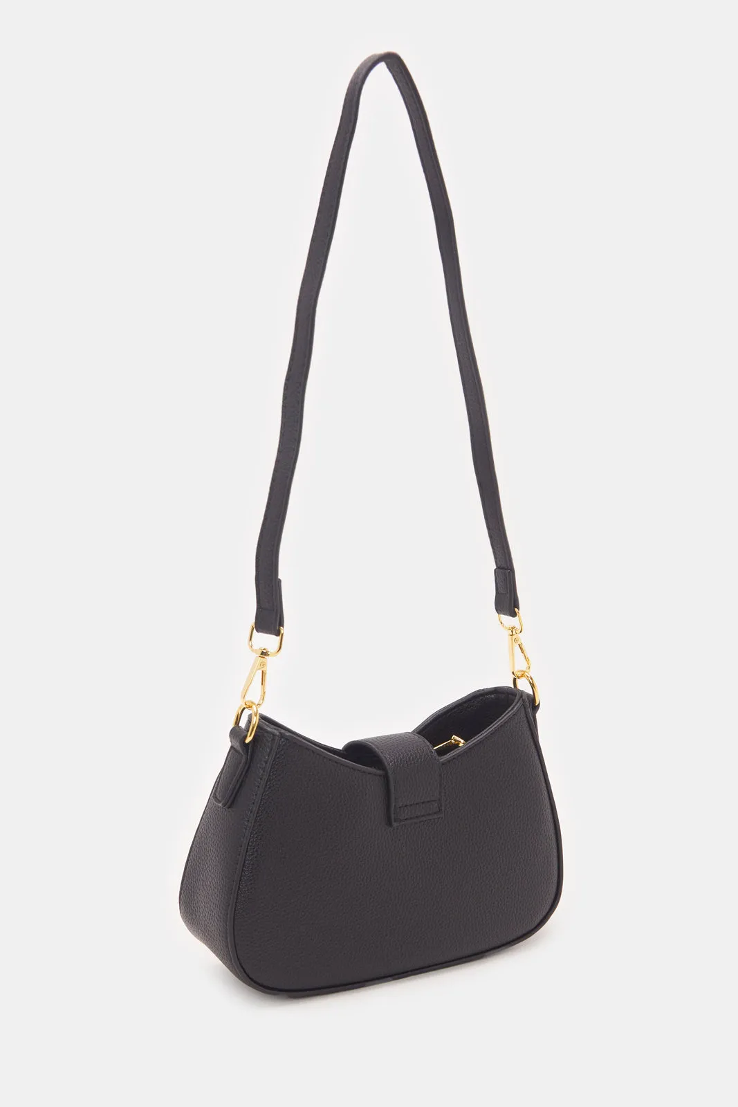 Women Black Solid Handbag sold by Redtag product image thumbnail 2
