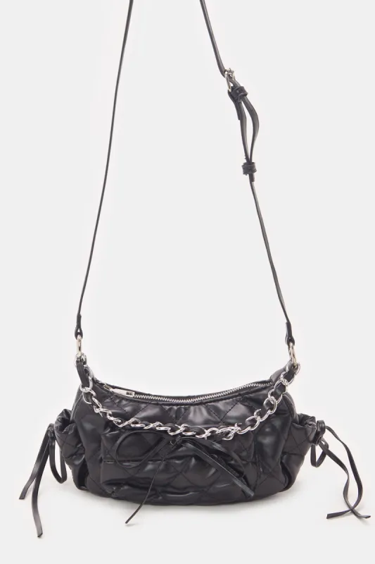 Women Black Embellished Handbag sold by Redtag