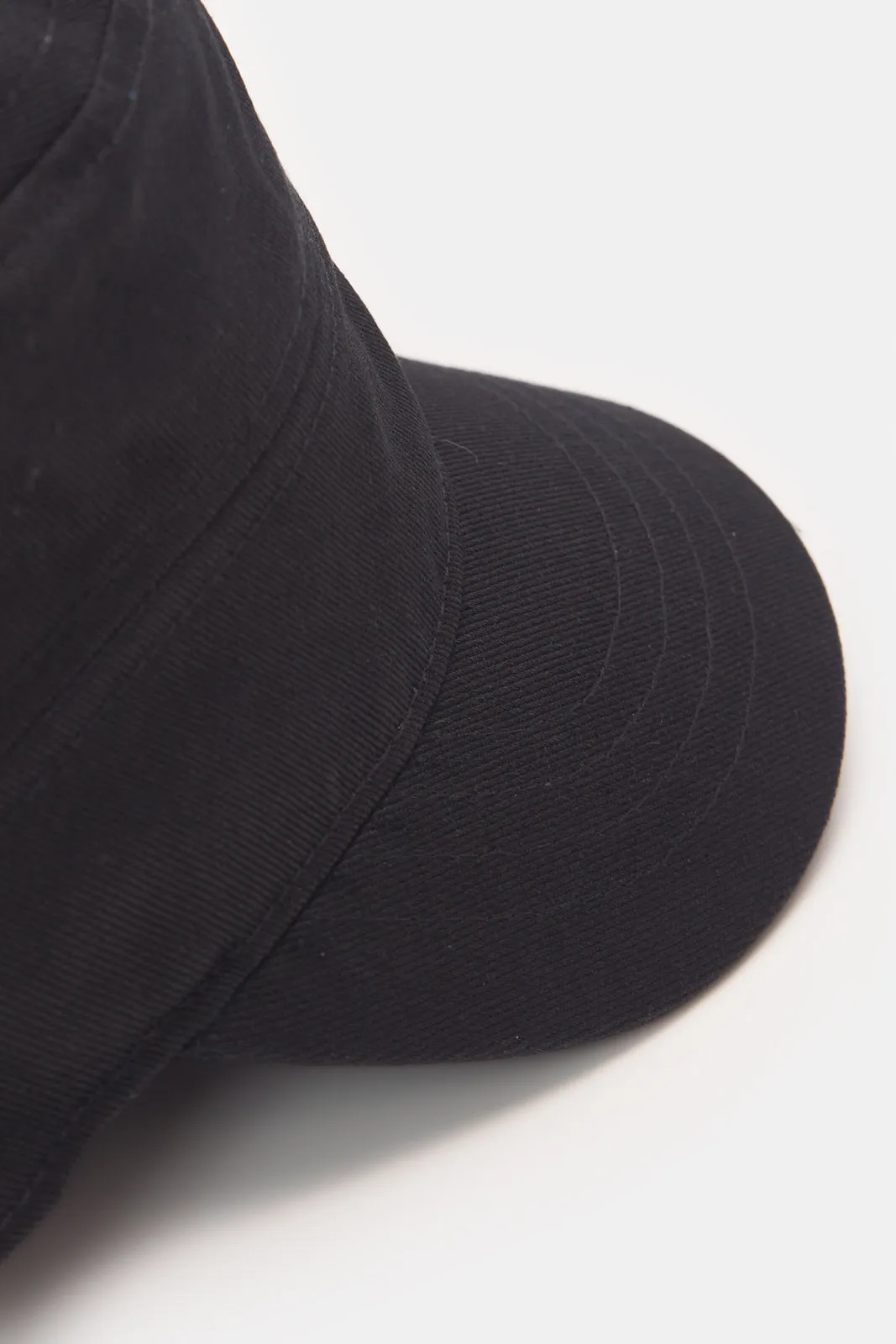 Men Black Solid Cap sold by Redtag product image thumbnail 4