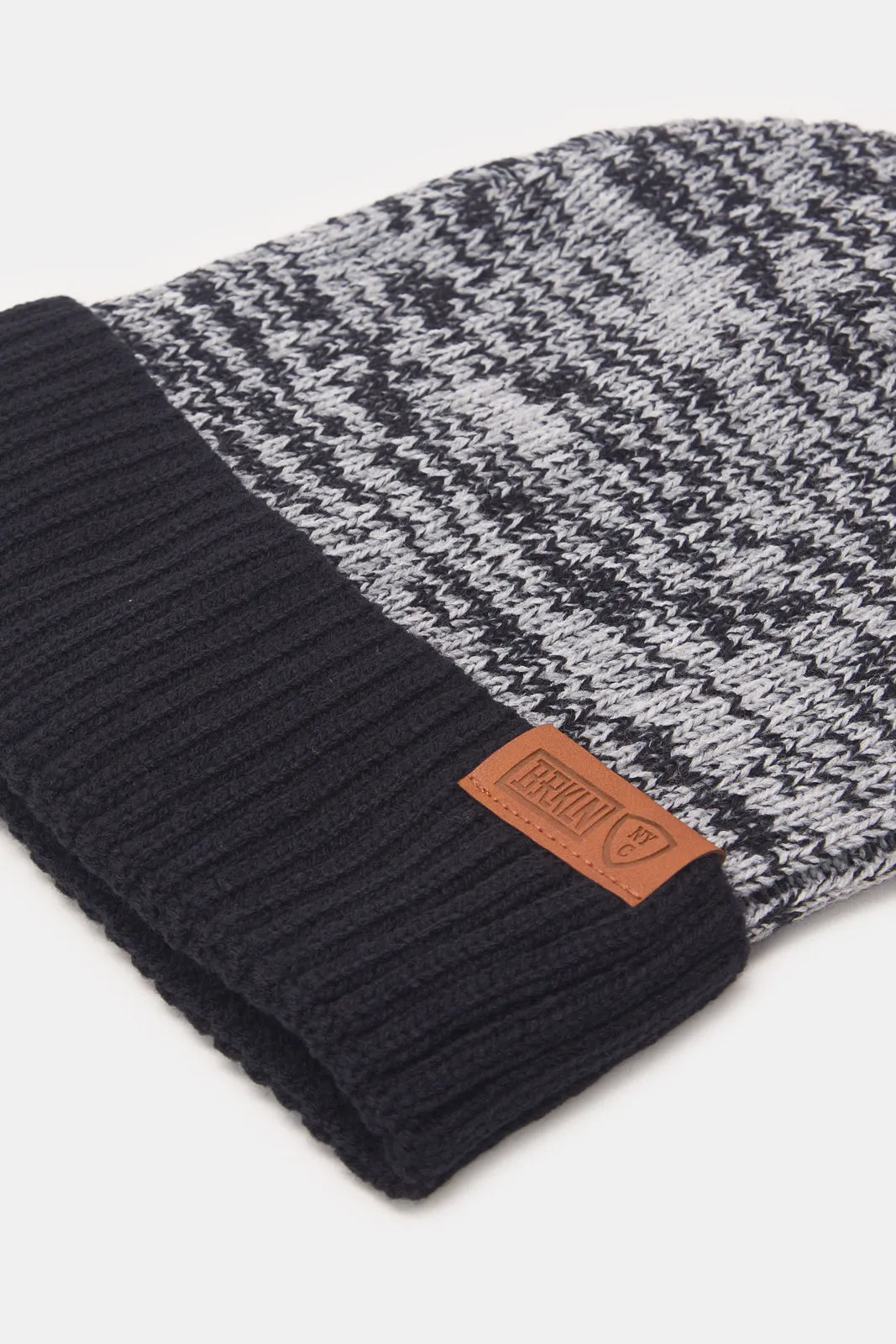 Men Multicolour Knitted Cap Set (Pack Of 2) sold by Redtag product image thumbnail 5