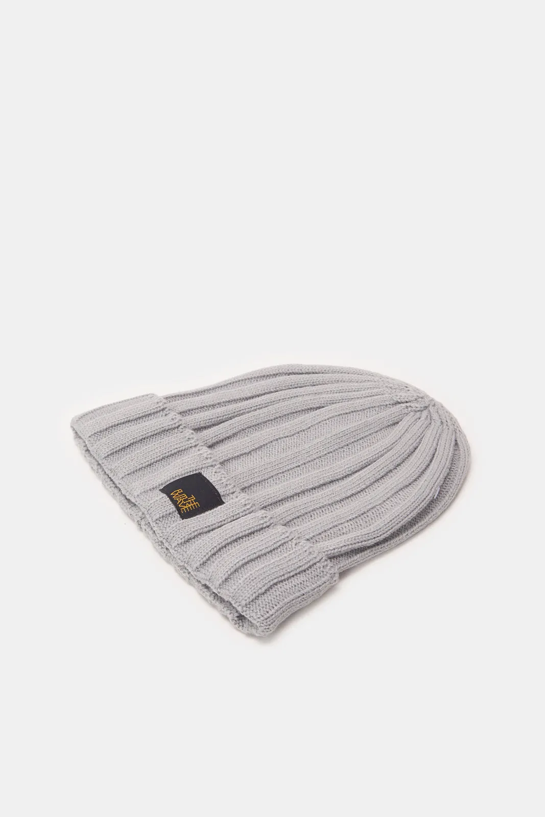 Men Black And Grey Knitted Cap Set Of (2 Piece) sold by Redtag product image thumbnail 2