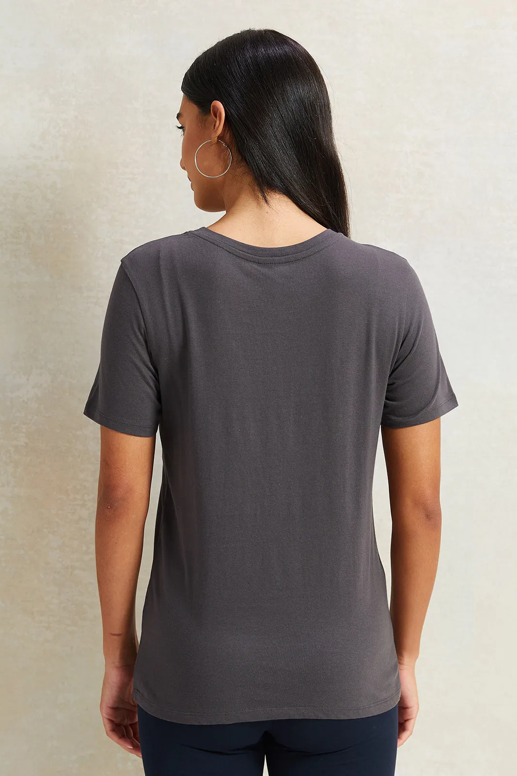 Women Grey We Bare Bears Printed T-Shirt sold by Redtag product image thumbnail 3