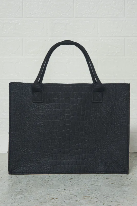 Black Jute Shopping Bag sold by Redtag