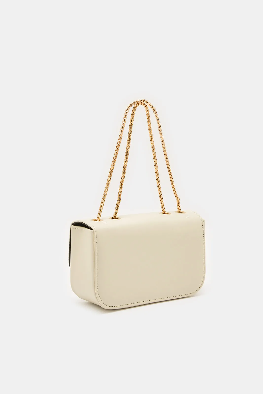 Women White Embellished Handbag sold by Redtag product image thumbnail 2