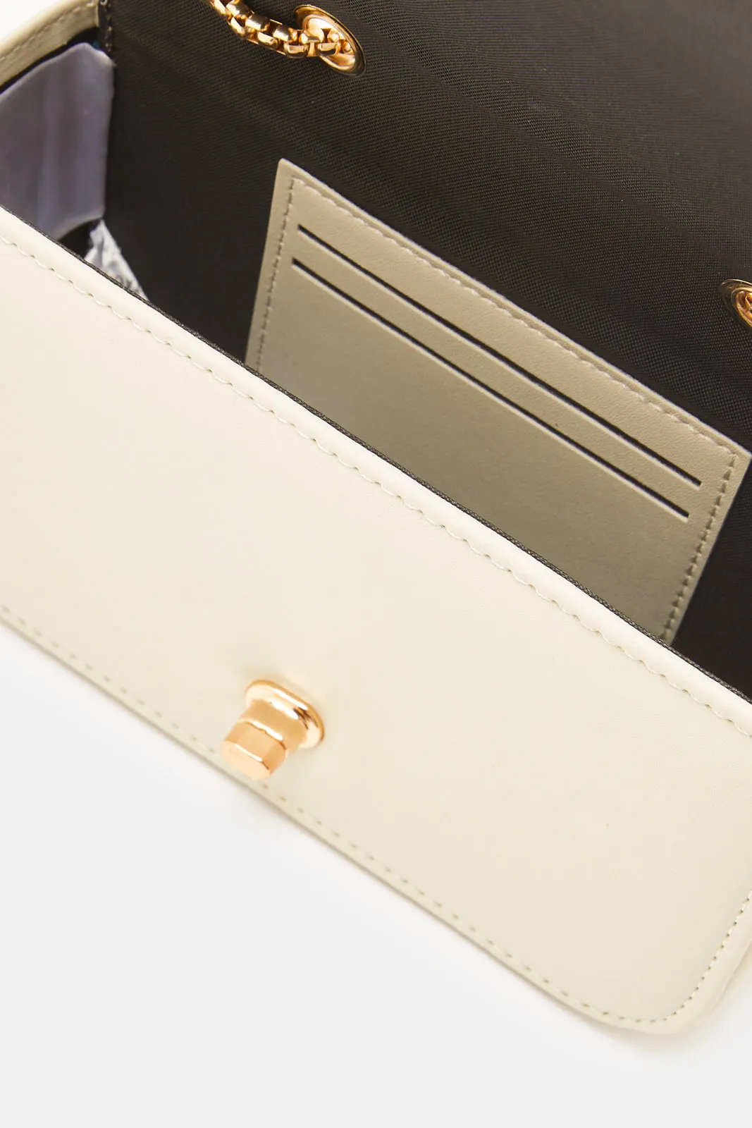 Women White Embellished Handbag sold by Redtag product image thumbnail 4