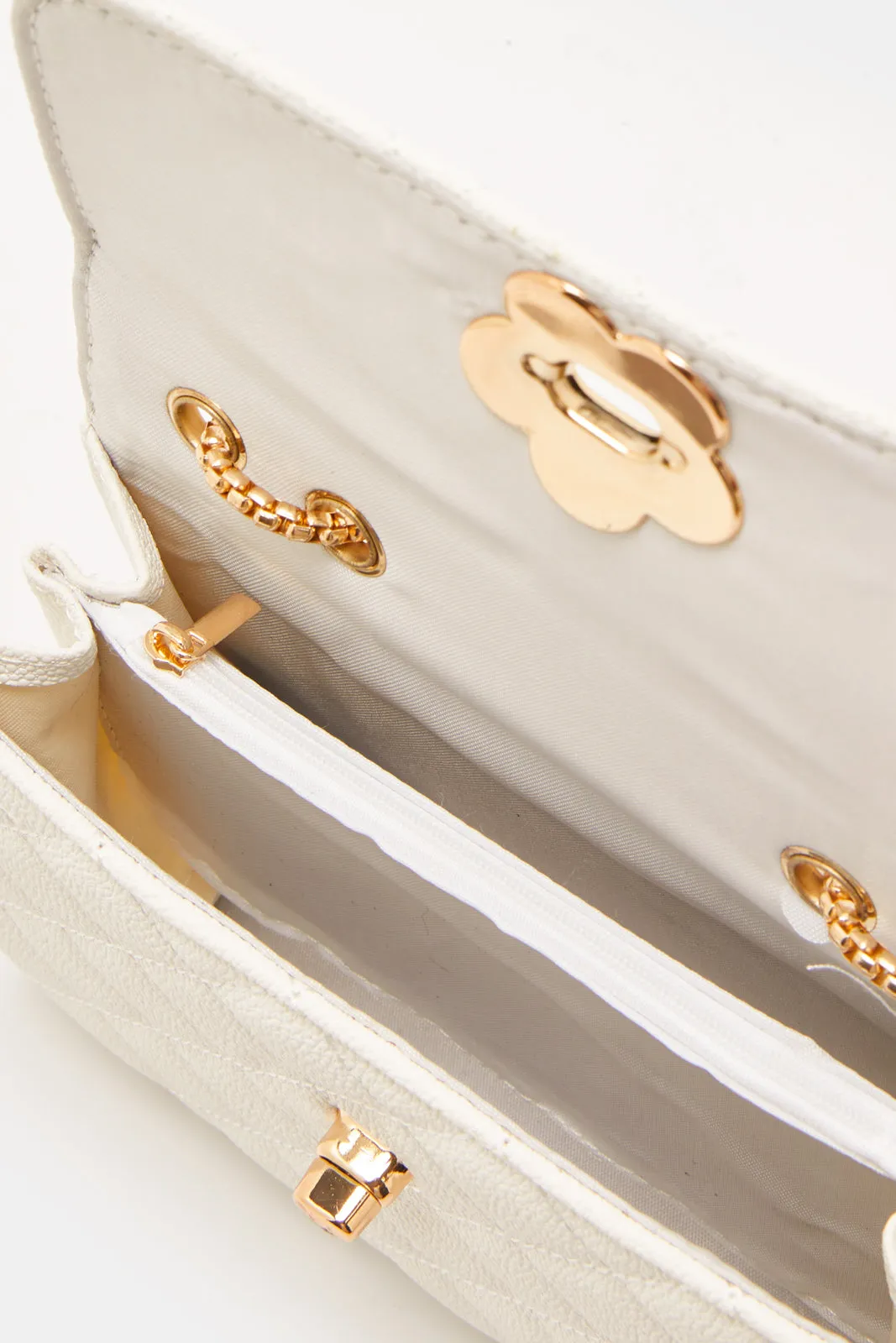 Women Beige Embellished Handbag sold by Redtag product image thumbnail 4