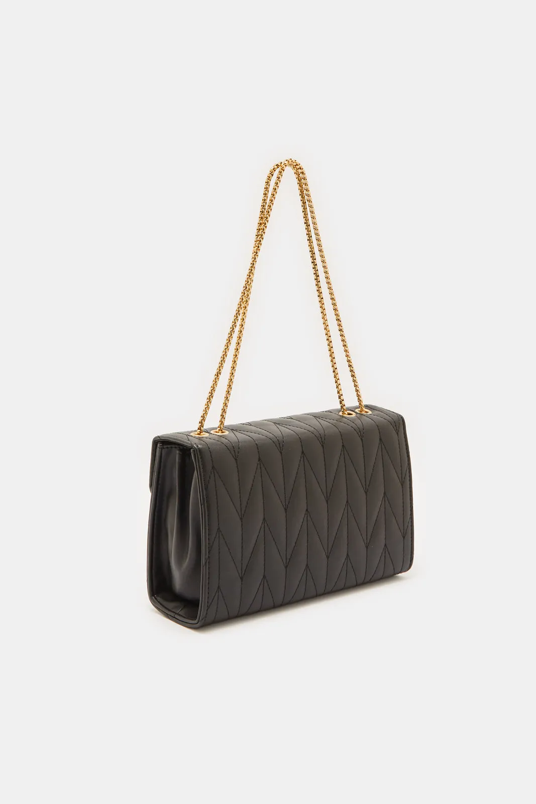 Women Black Embellished Handbag sold by Redtag product image thumbnail 2