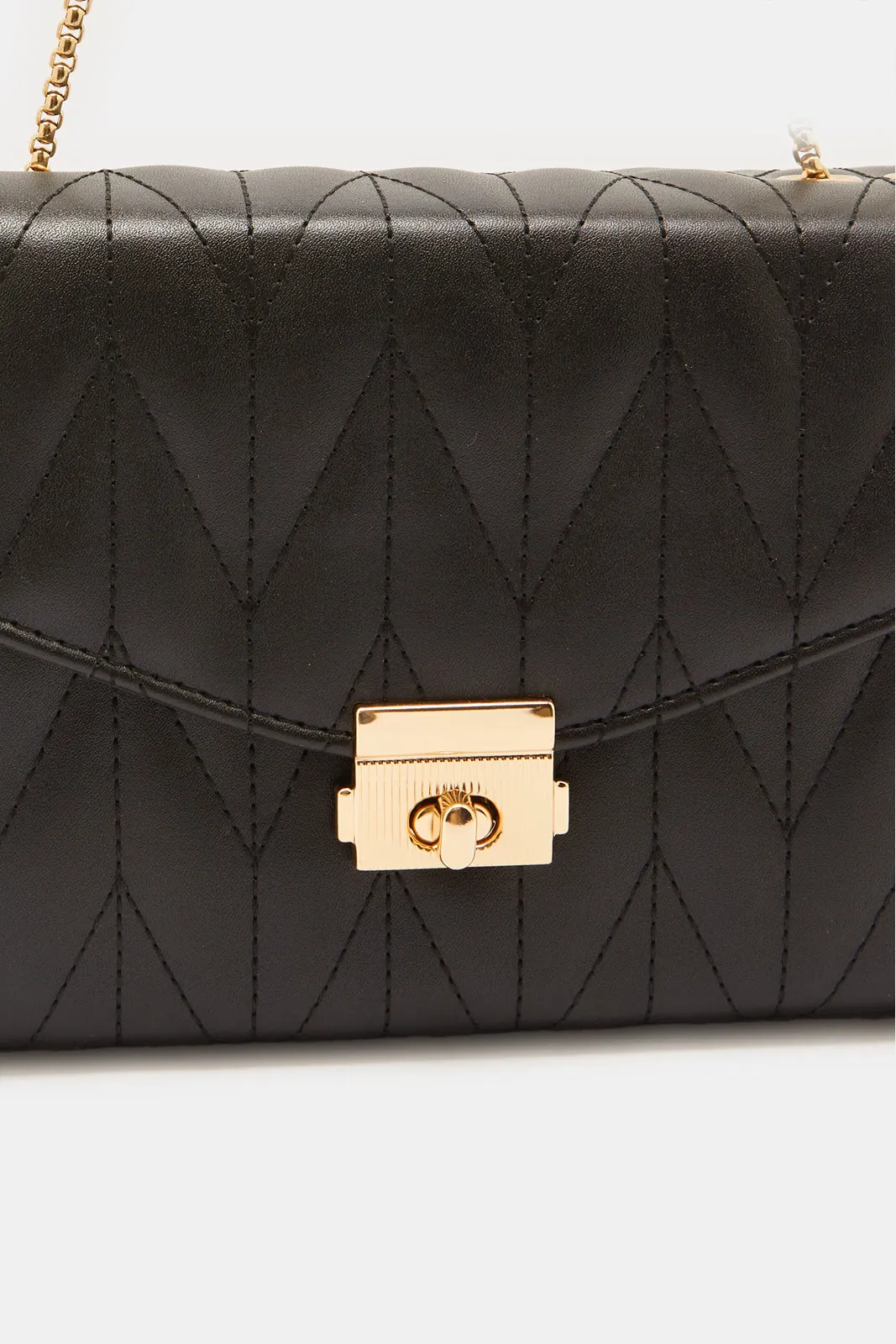 Women Black Embellished Handbag sold by Redtag product image thumbnail 3