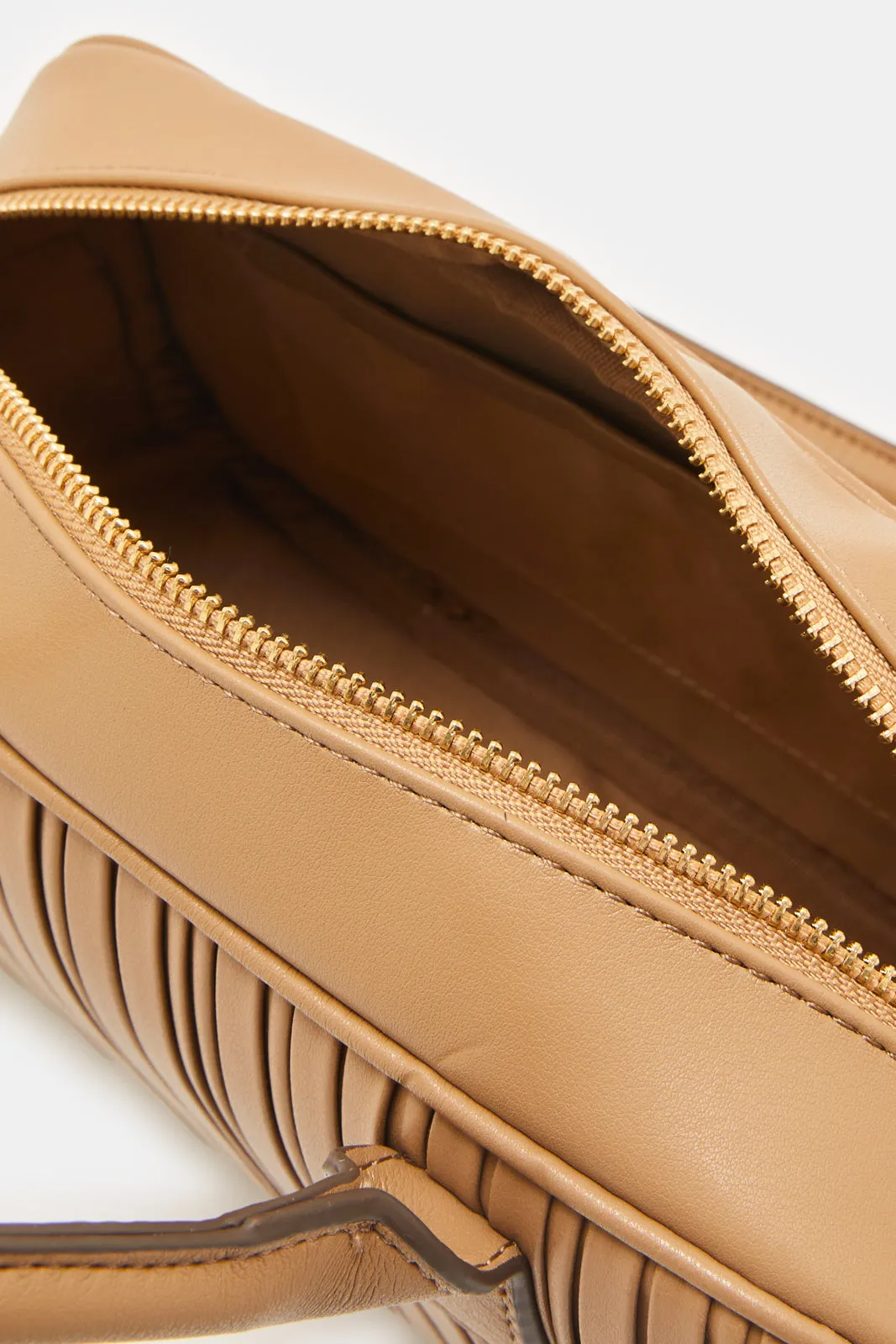 Women Tan Textured Bags sold by Redtag product image thumbnail 4