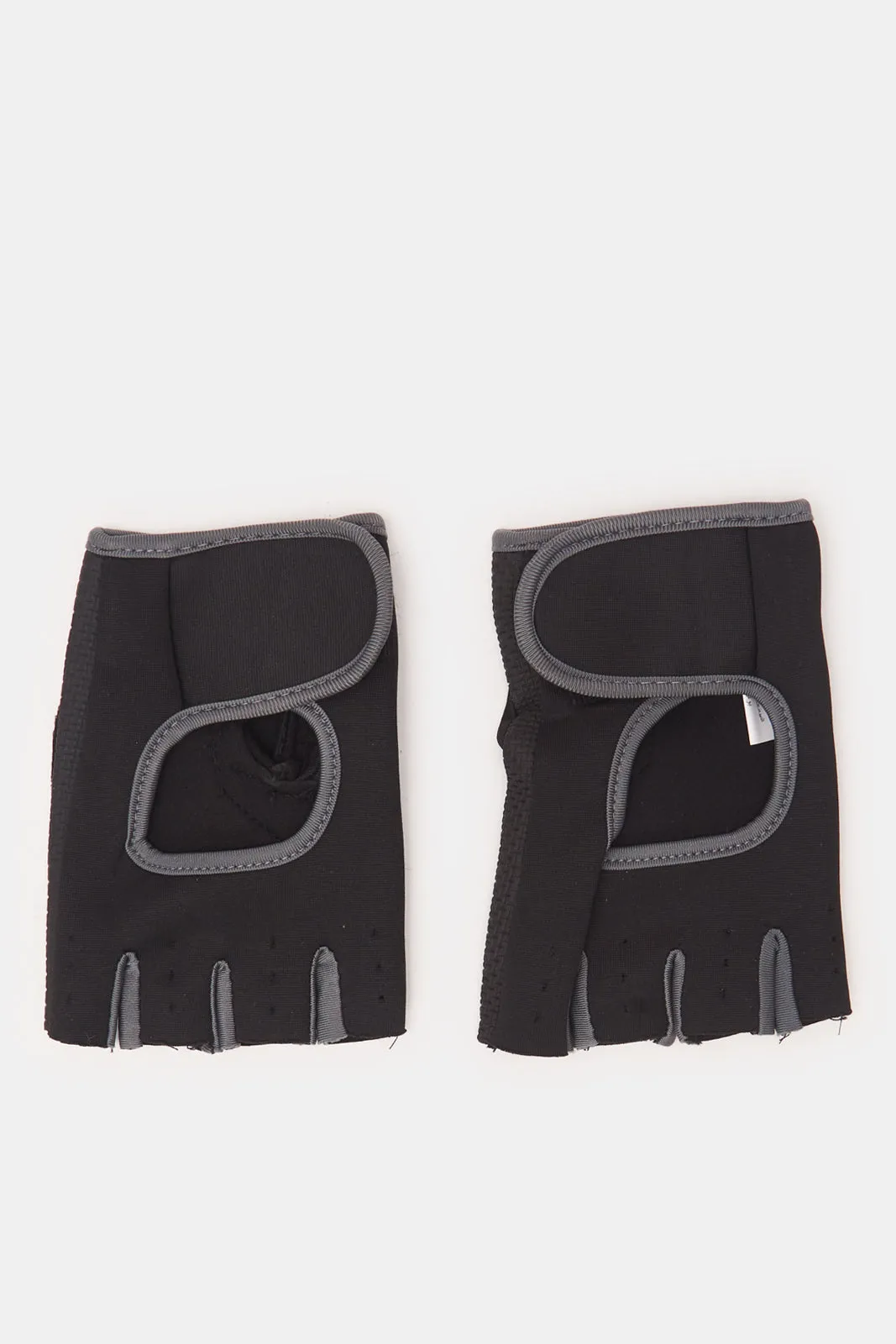 Black Protective Gloves For Fitness sold by Redtag product image thumbnail 2