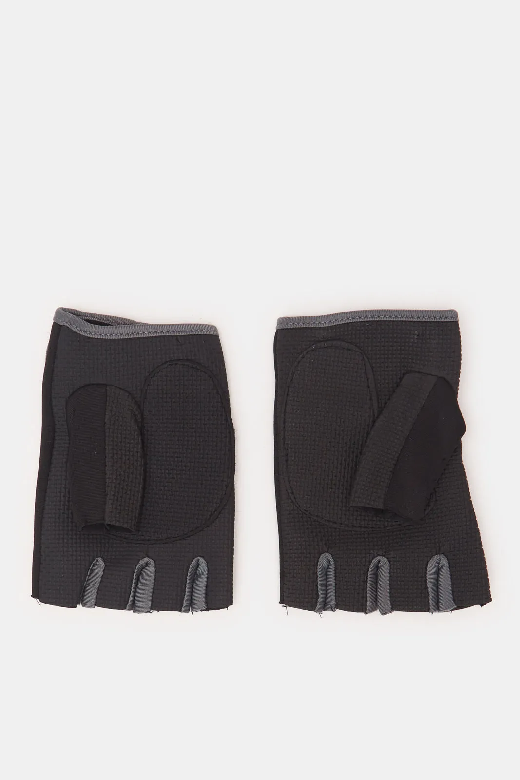 Black Protective Gloves For Fitness sold by Redtag product image thumbnail 3