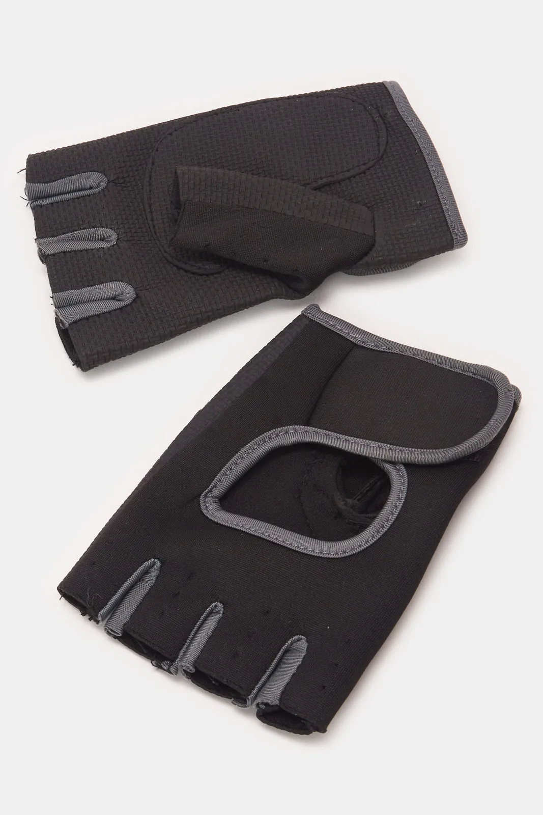 Black Protective Gloves For Fitness sold by Redtag product image thumbnail 4