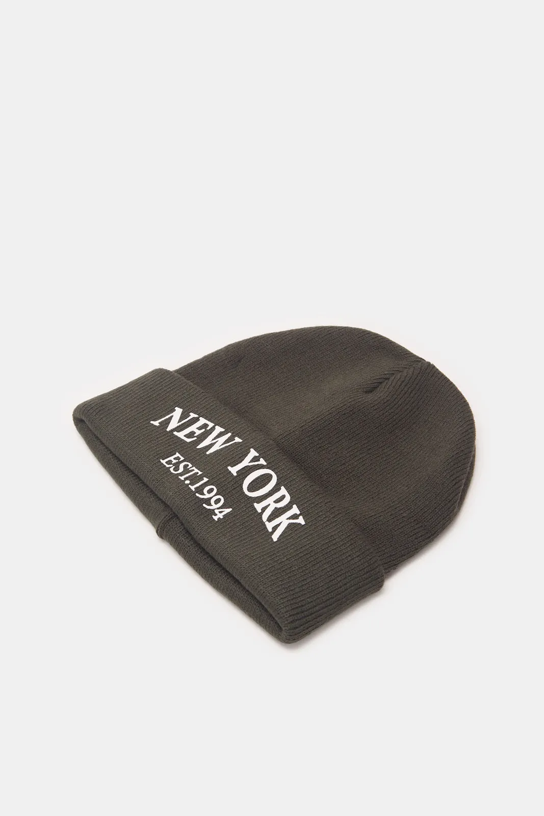 Boys Black And Olive Knitted Cap Set (2 Piece) sold by Redtag product image thumbnail 2