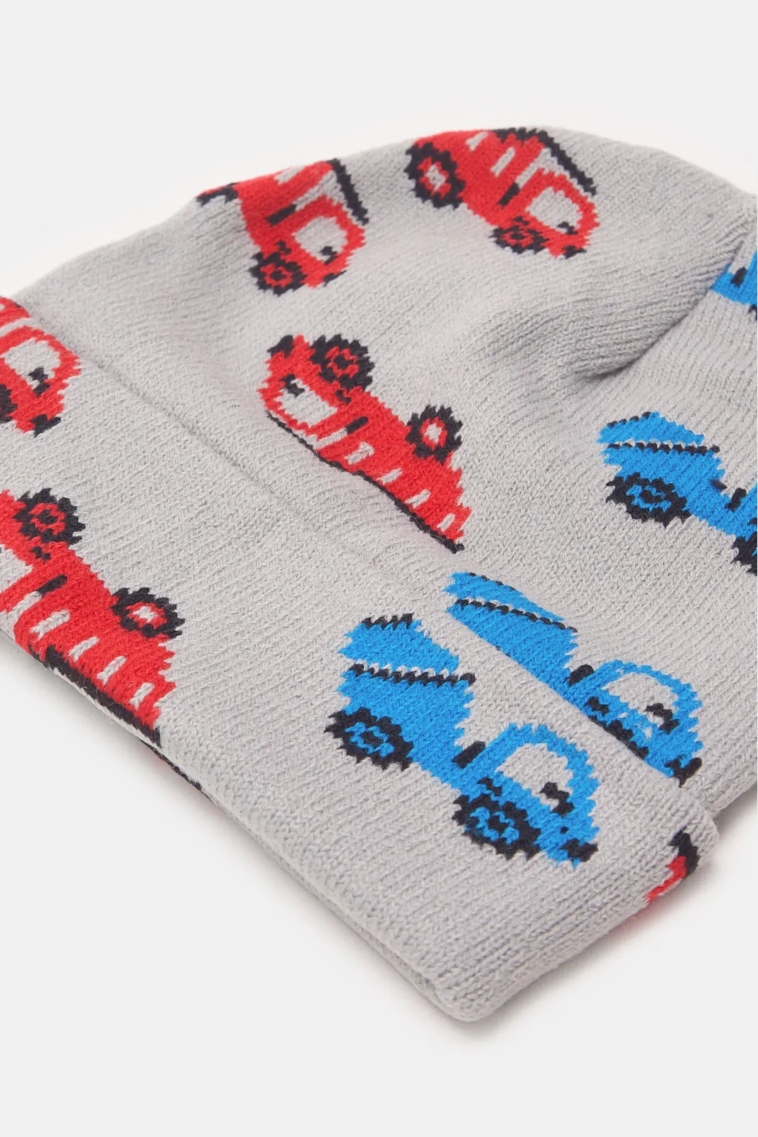 Boys Assorted Knitted Cap Set (3 Piece) sold by Redtag product image thumbnail 5