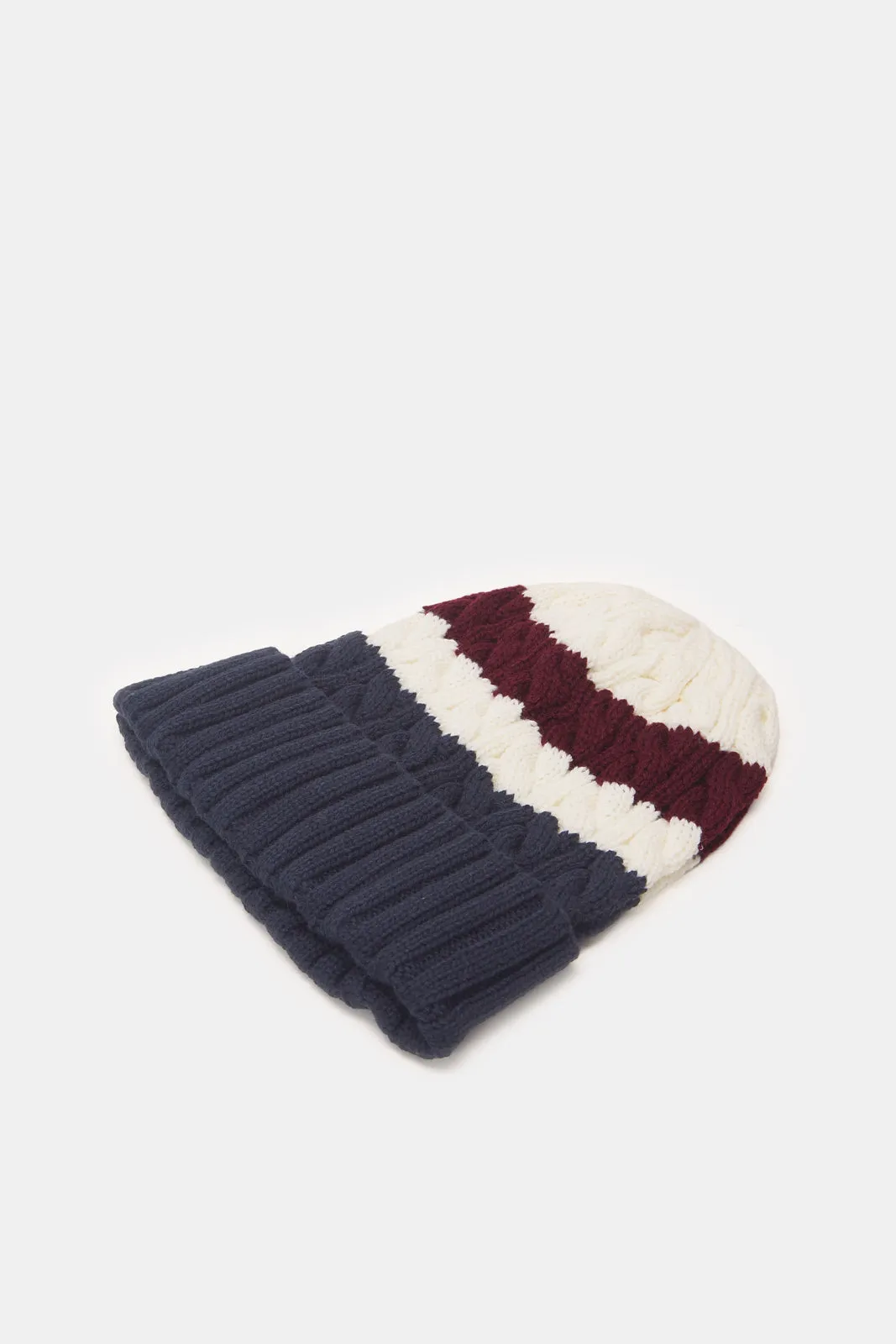 Boys Multicolour Knitted Cap sold by Redtag product image thumbnail 2