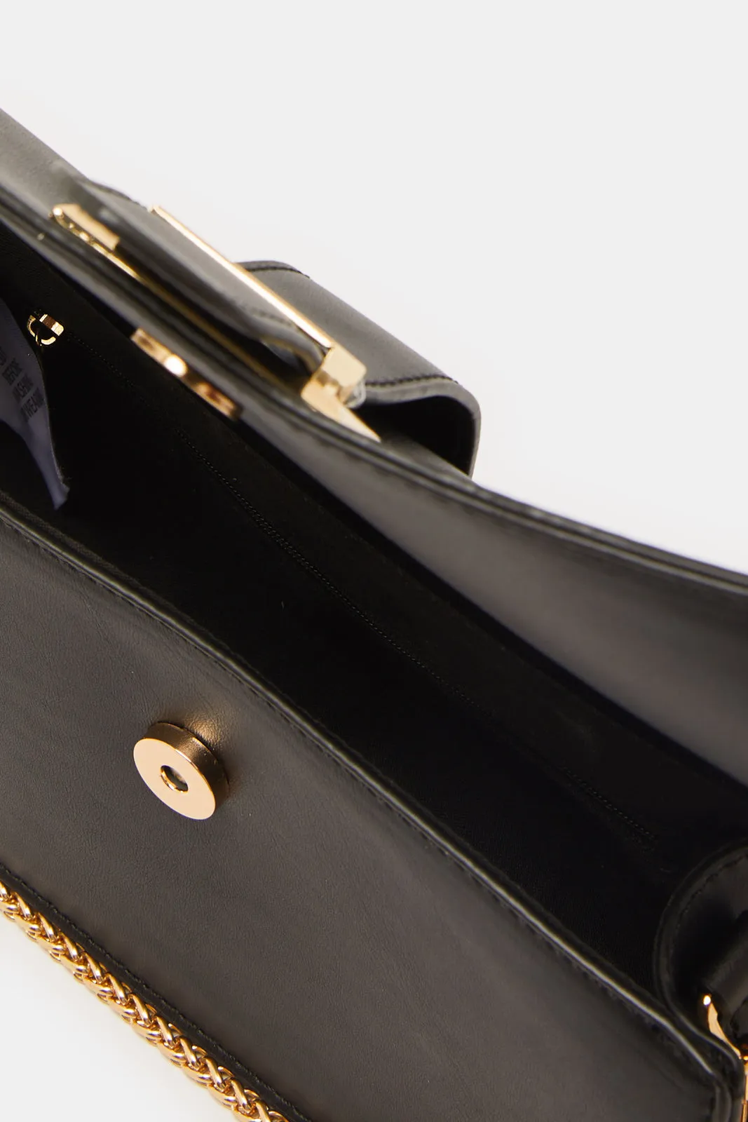 Women Black Clutch Bag sold by Redtag product image thumbnail 4