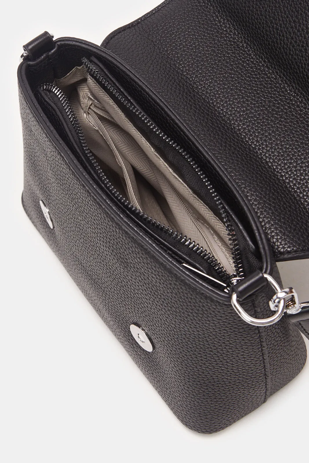 Women Black Embellished Handbag sold by Redtag product image thumbnail 4