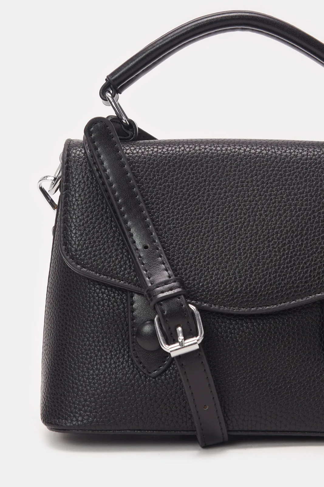 Women Black Embellished Handbag sold by Redtag product image thumbnail 3