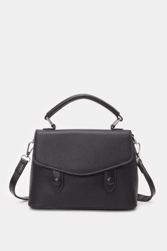 Women Black Embellished Handbag sold by Redtag