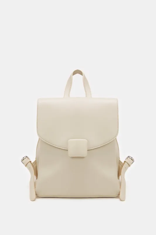 Women Beige Handbag sold by Redtag