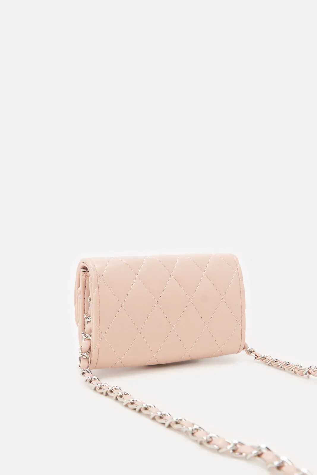 Women Pink Textured Handbag sold by Redtag product image thumbnail 2