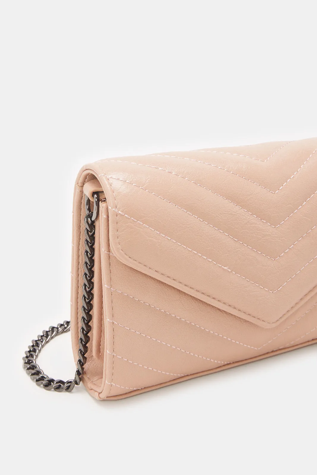 Women Pink Textured Handbag sold by Redtag product image thumbnail 3