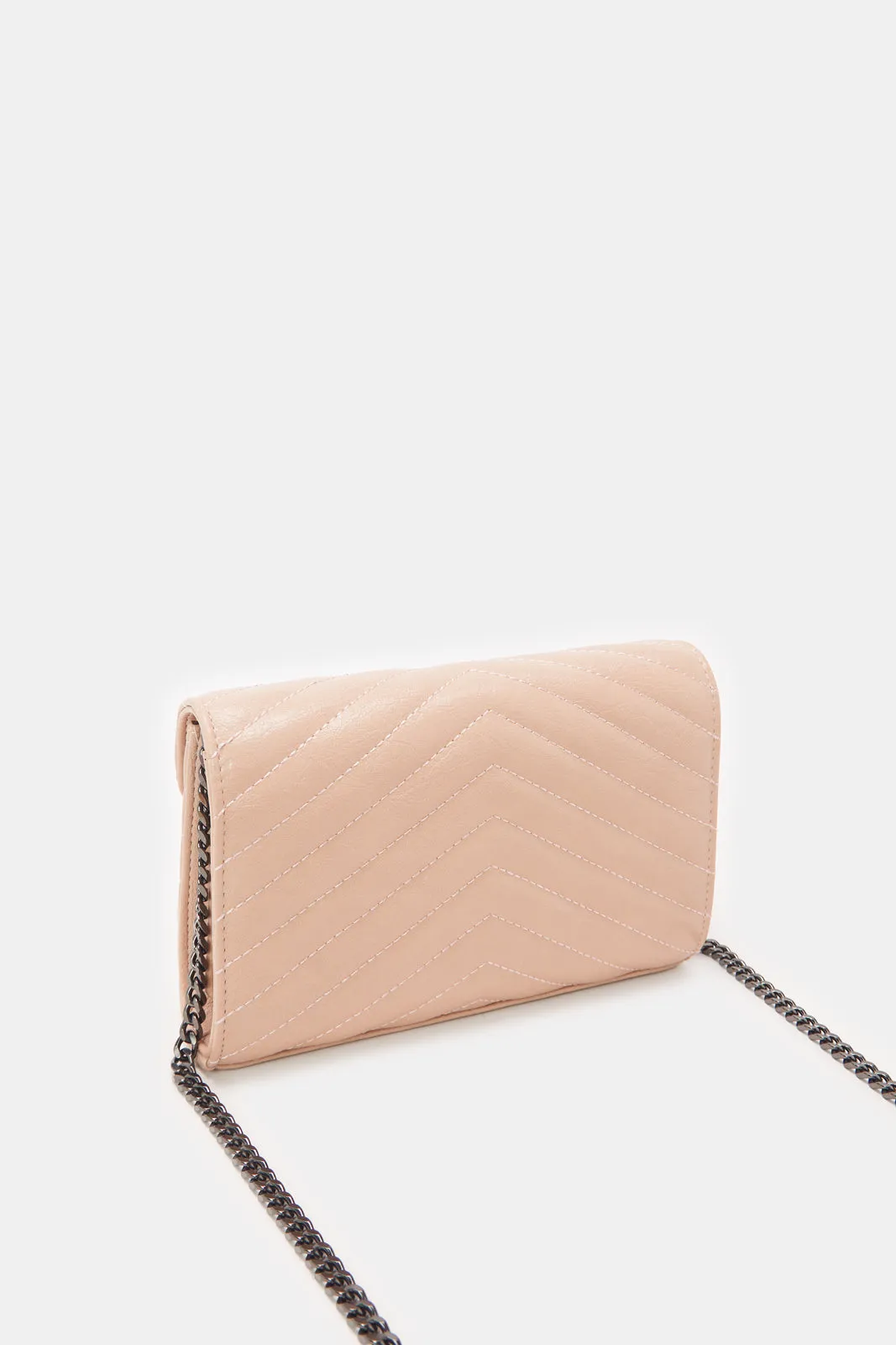 Women Pink Textured Handbag sold by Redtag product image thumbnail 2