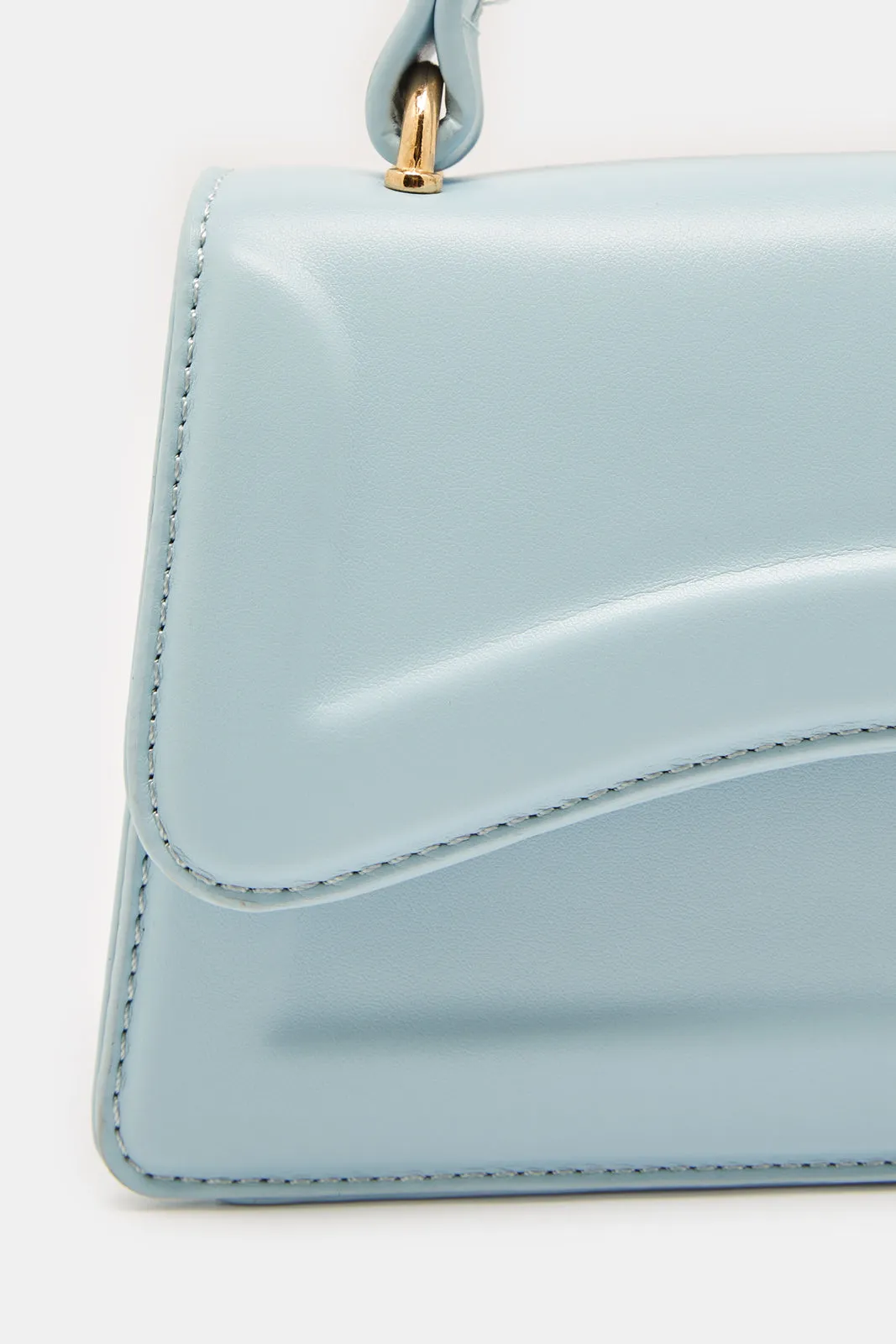 Women Blue Flap Messenger Bag With Pouch sold by Redtag product image thumbnail 3