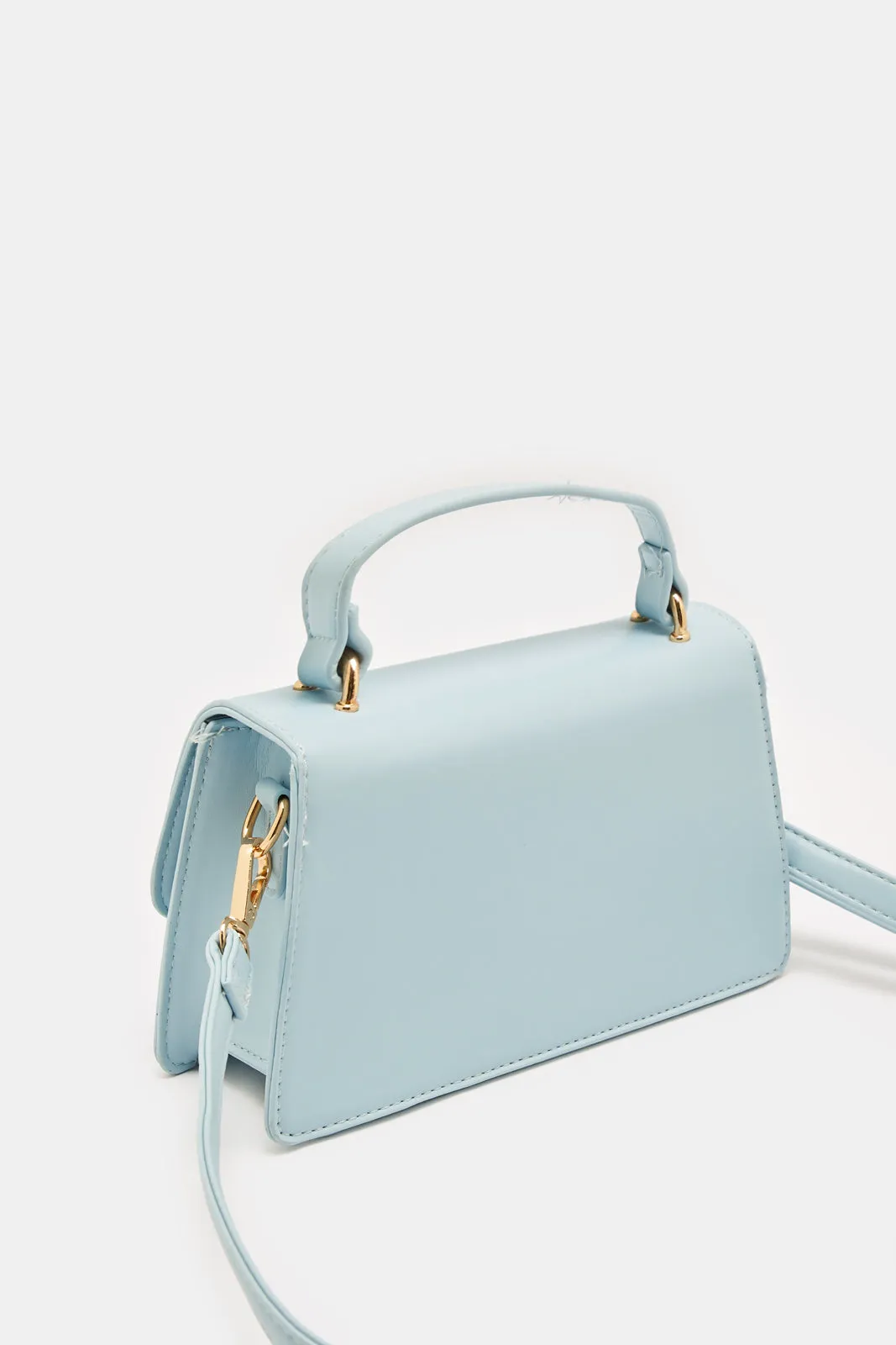 Women Blue Flap Messenger Bag With Pouch sold by Redtag product image thumbnail 2