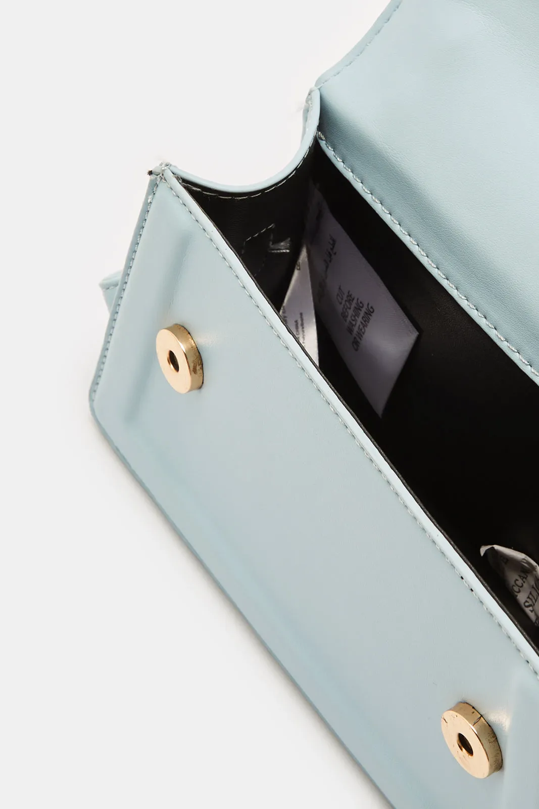 Women Blue Flap Messenger Bag With Pouch sold by Redtag product image thumbnail 4