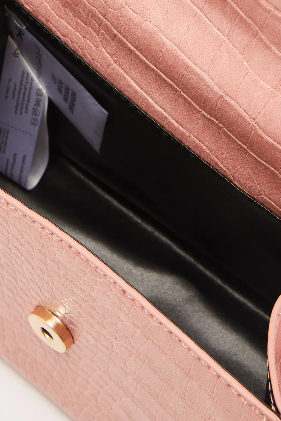 Women Pink Flap Messenger Bag sold by Redtag product image thumbnail 4