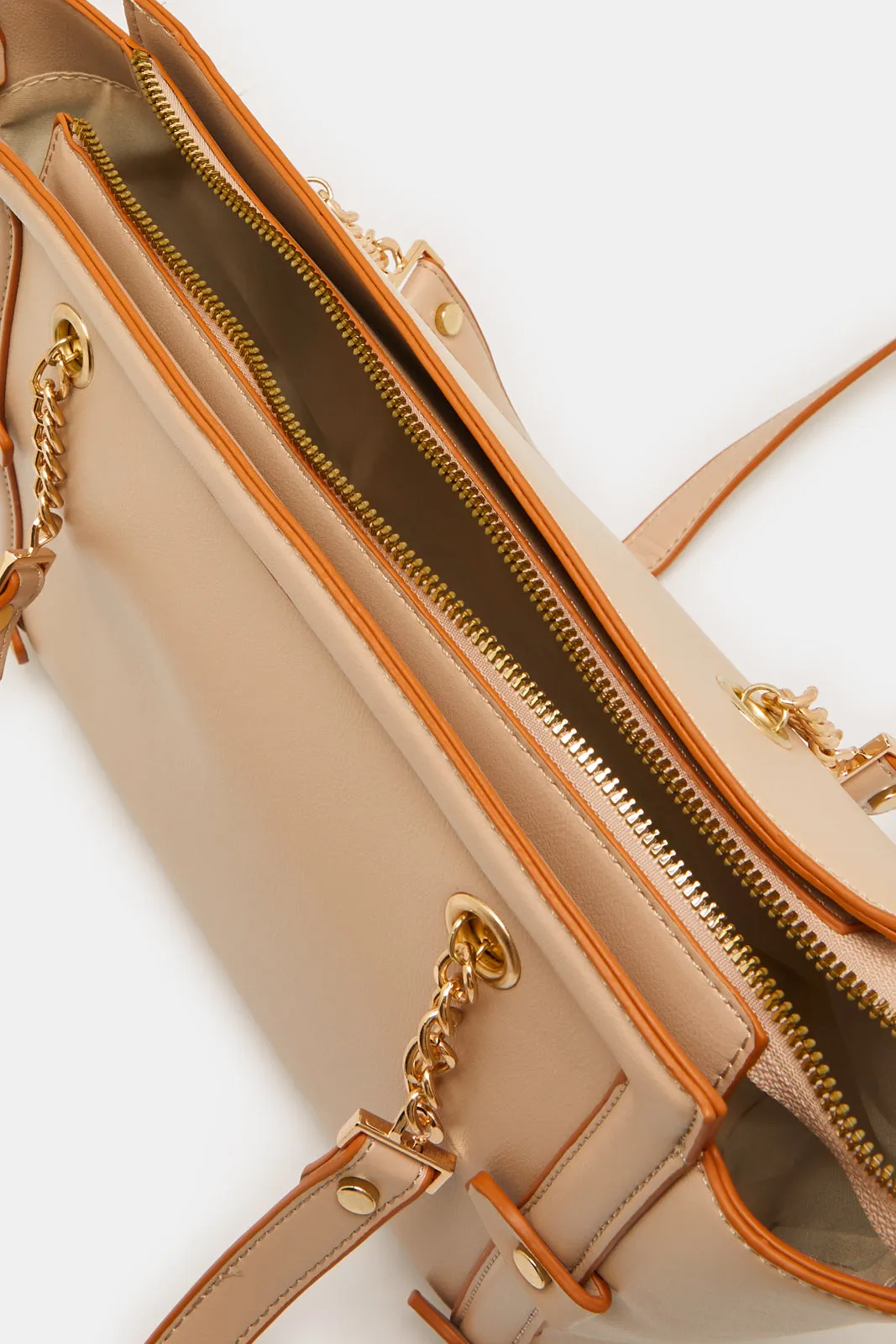 Women Beige Embellished Day Bag sold by Redtag product image thumbnail 4