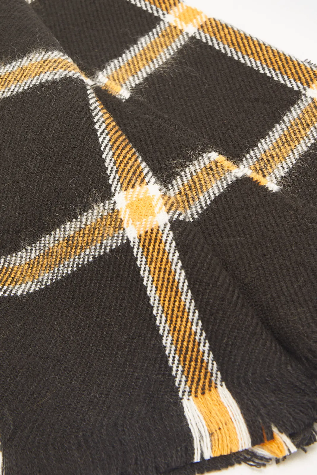 Men Brown Checkered Scarf sold by Redtag product image thumbnail 3