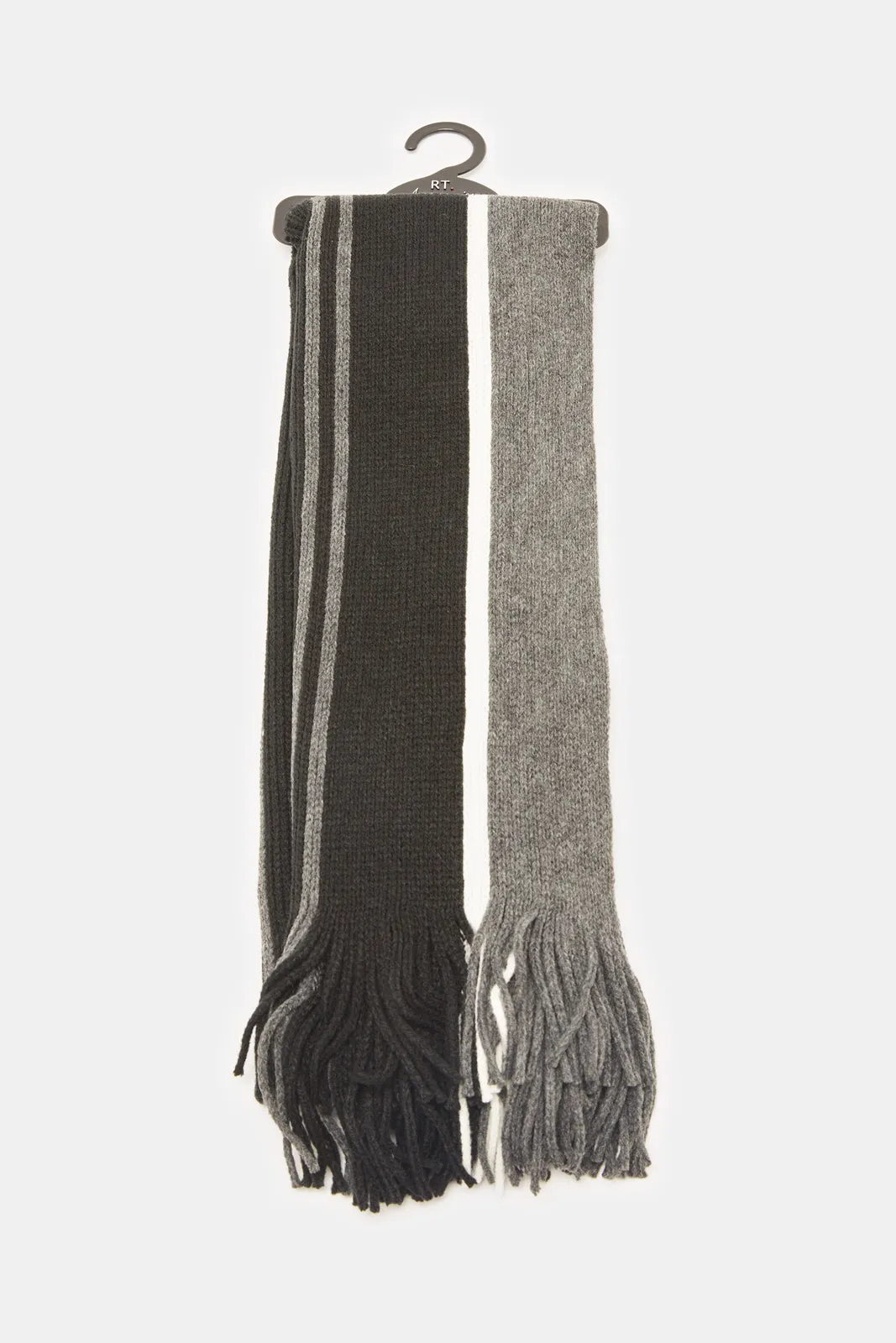 Men Multicolour Knitted Scarf sold by Redtag